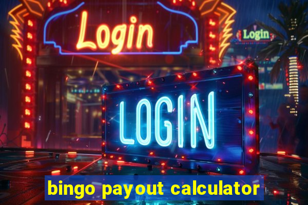 bingo payout calculator