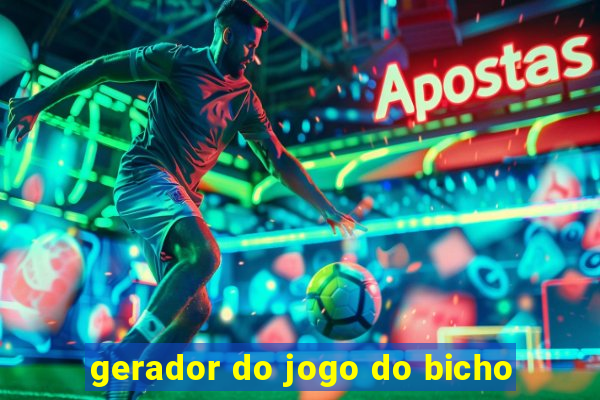 gerador do jogo do bicho