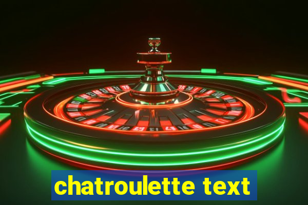 chatroulette text