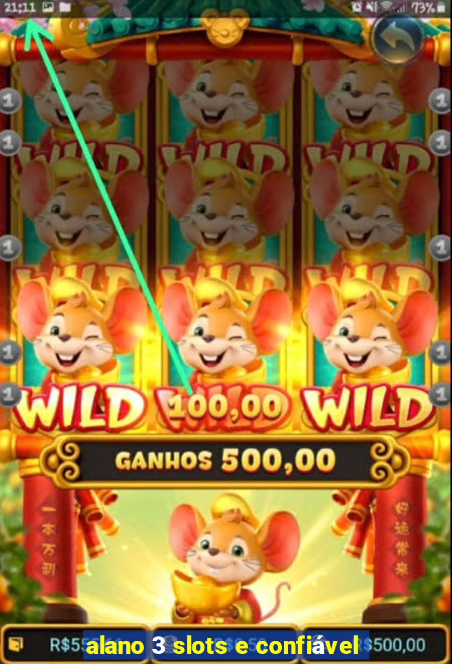 alano 3 slots e confiável