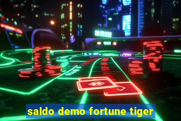 saldo demo fortune tiger